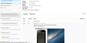 BrowserStack Result Visual Log