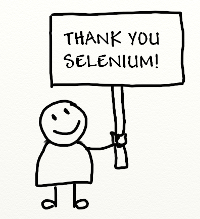 Thank you Selenium
