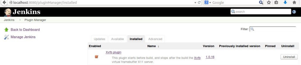 Xvfb plugin