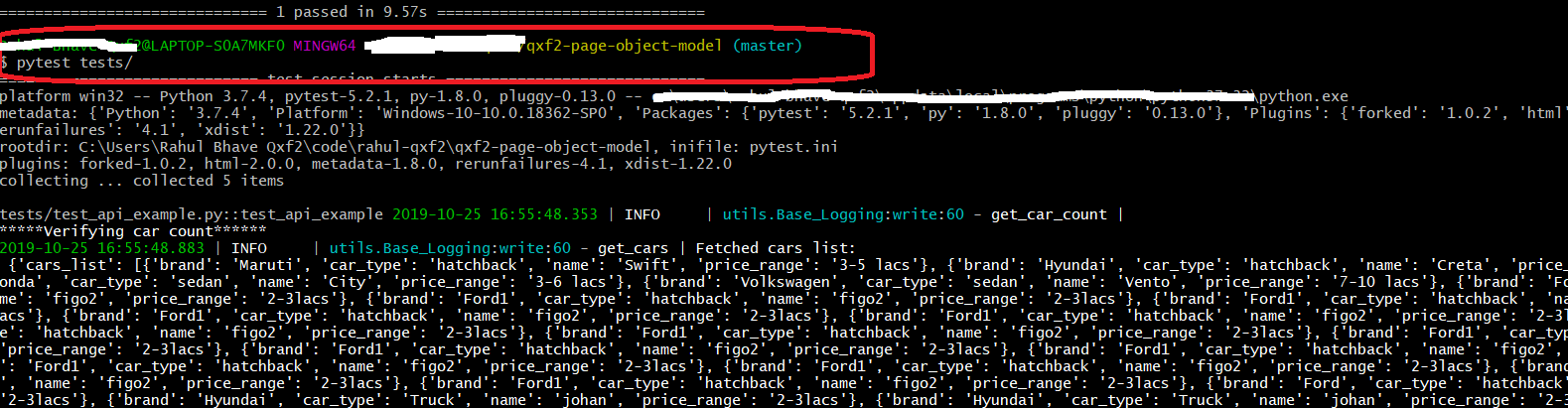 Pytest Command Line Arguments Example