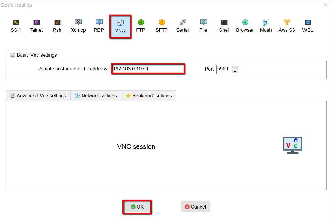 enable vnc through ssh raspberry pi