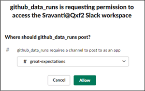 Run Great Expectations workflow using GitHub Actions