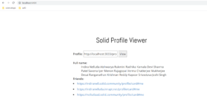 Profile Viewer app - Test with long name