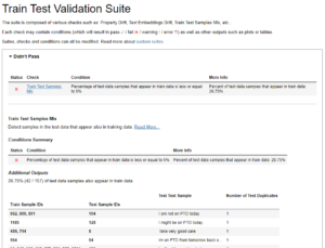 Train Test Evaluation